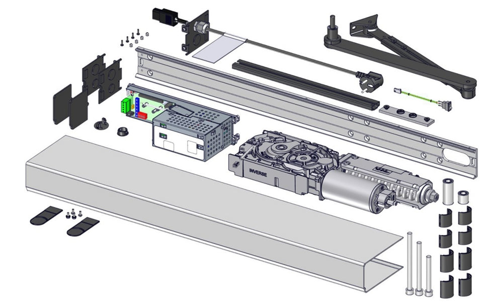 ASSA SW300 – Dörrautomatik, tryckande